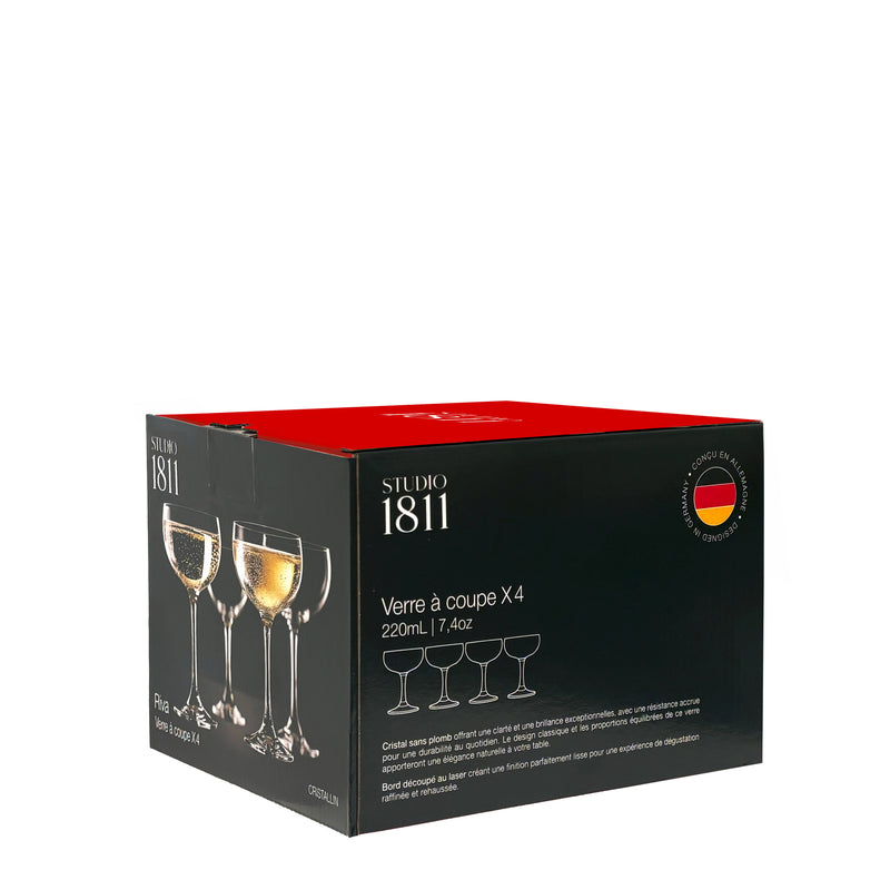 BOWRING - Riva Coupette 220ml (7.4oz) Set of 4