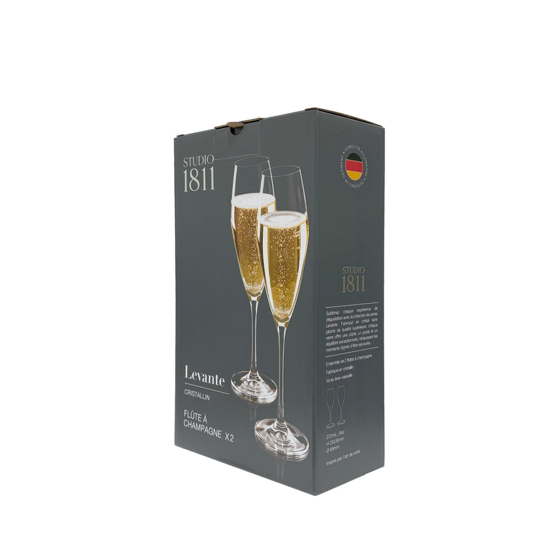 BOWRING - Levante Champagne Flute 272ml (9oz) Set of 2