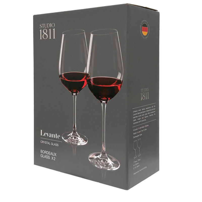 BOWRING - Levante Bordeaux 770ml (26oz) Set of 2