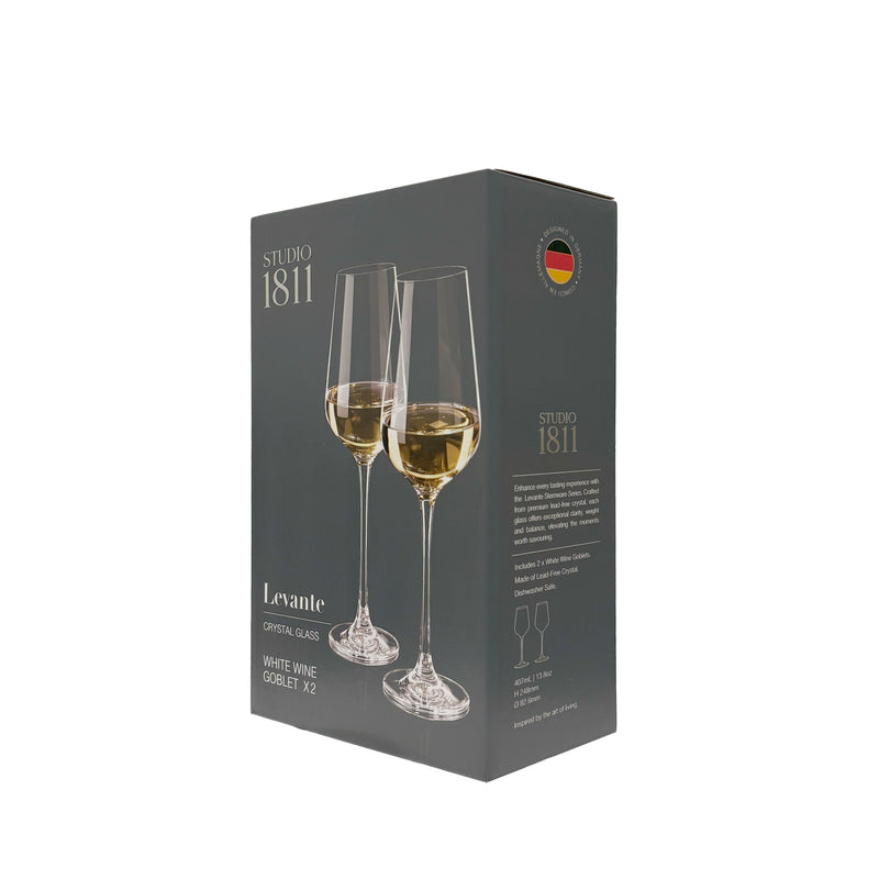 BOWRING - Levante White Wine Goblet 407ml (13.8oz) Set of 2