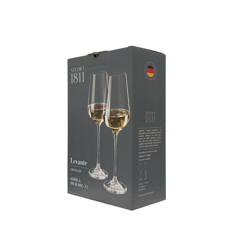 BOWRING - Levante White Wine Goblet 407ml (13.8oz) Set of 2