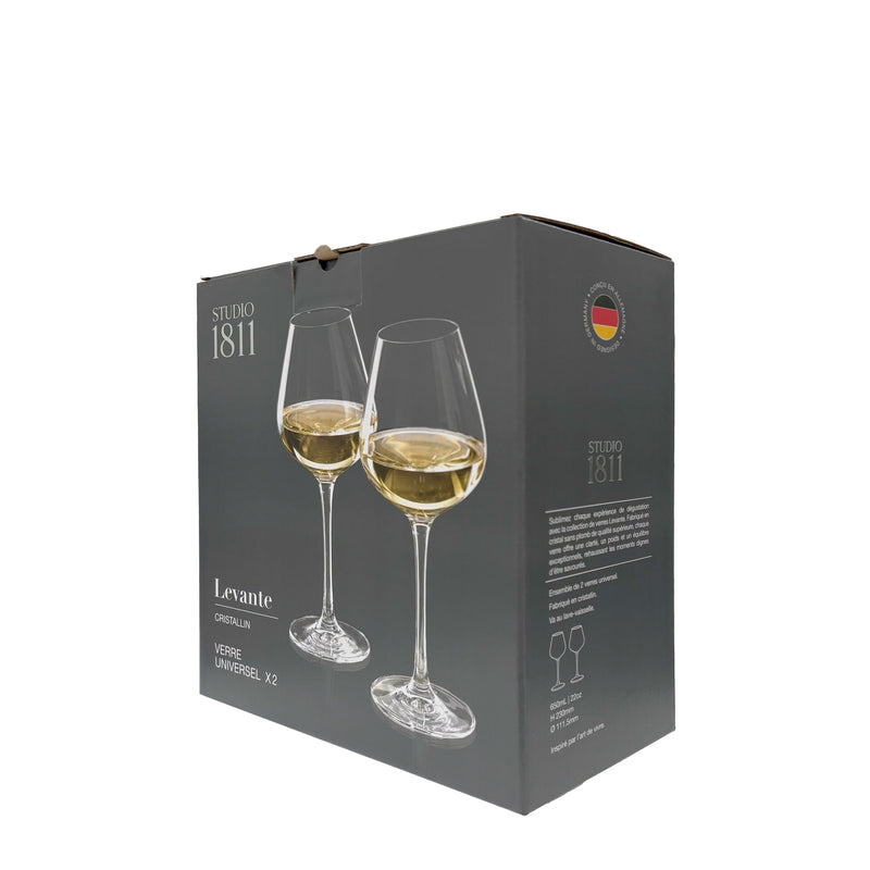 BOWRING - Levante Universal Goblet 650ml (23oz) Set of 2