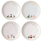 BOWRING - Let it Snow S/2 16cm Plates (Asst'd)