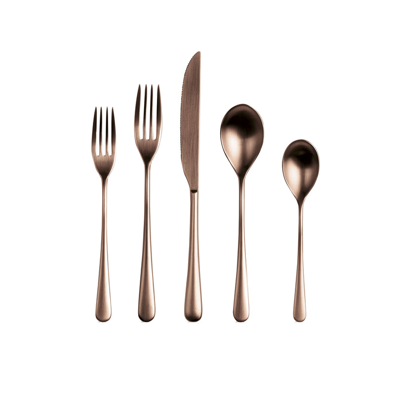Mepra - Neve Ice Bronze Flatware Set - 20 Pcs. – MPR-102522020IB – Image 1
