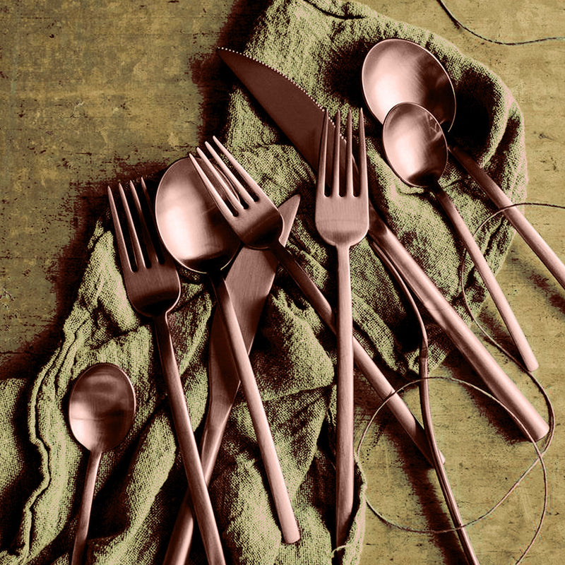 Mepra – Due Ice Bronze – 5-Piece Flatware Set – 104422005IB – Image 2