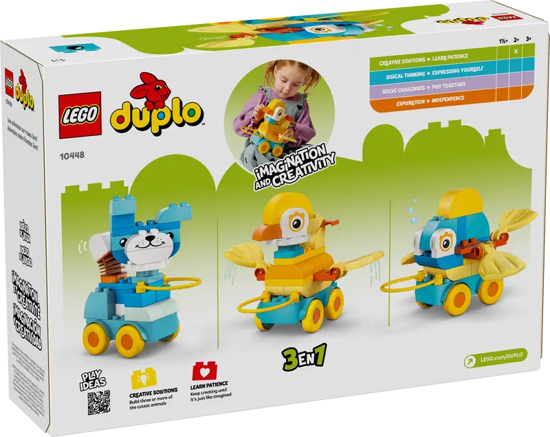 LEGO - 10448 - DUPLO - 3in1 Animals on Wheels
