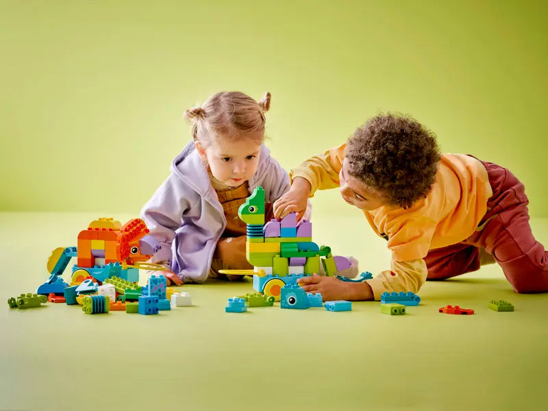 LEGO - 10451 - DUPLO - 3in1 Dinosaurs on Wheels - 108pcs