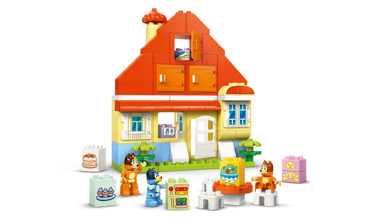 LEGO - 10459 - BLUEY - Bluey's Family House with Memory Game - 83pcs