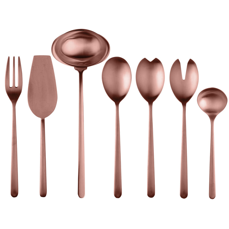 Mepra – Linea Ice Bronze – 7-Piece Serving Set – 10482207IB – Image 1