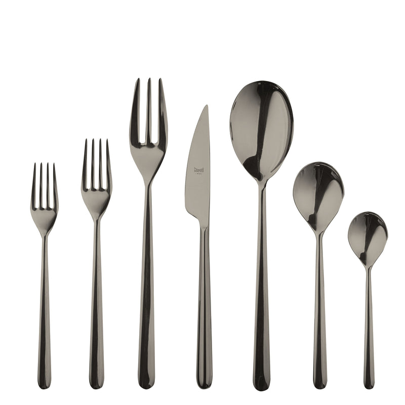 Mepra – Linea Black Gold – 32-Piece Flatware Set – 108722032 – Image 1