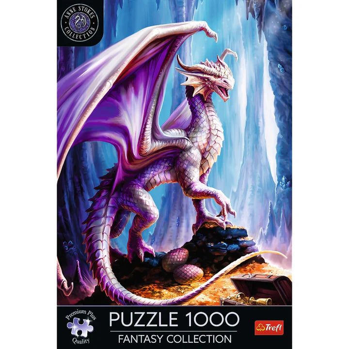 Trefl - 1000 Piece Jigsaw Puzzle - Premium Plus - Anne Stokes - Treasure Trove