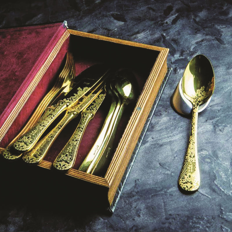 Mepra – Casablanca Gold – 20-Piece Flatware Set – 1097CB22020 – Image 2