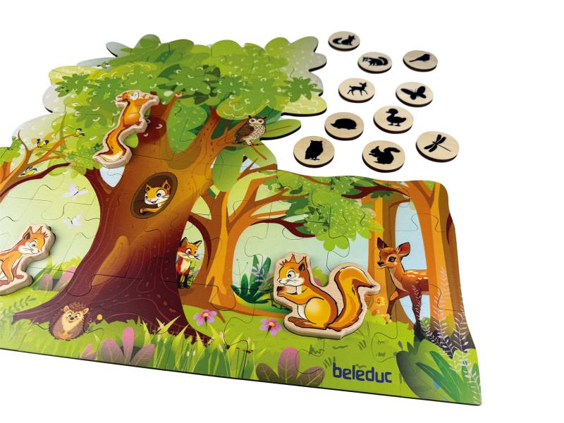 Beleduc - XXL PUZZLE NUKI & FRIENDS