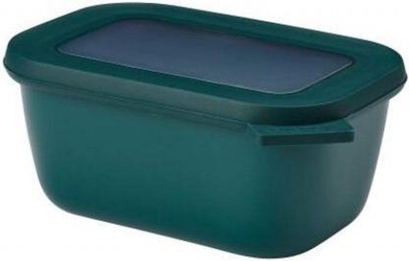 Mepal Cirqula Rectangular Storage Bowl, 750 mL - Rect Nordic Pine - product view