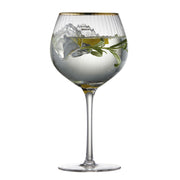 Lyngby Glas – Palermo Gold Gin & Tonic Glasses (4-Pack) – 650 mL – filled glass
