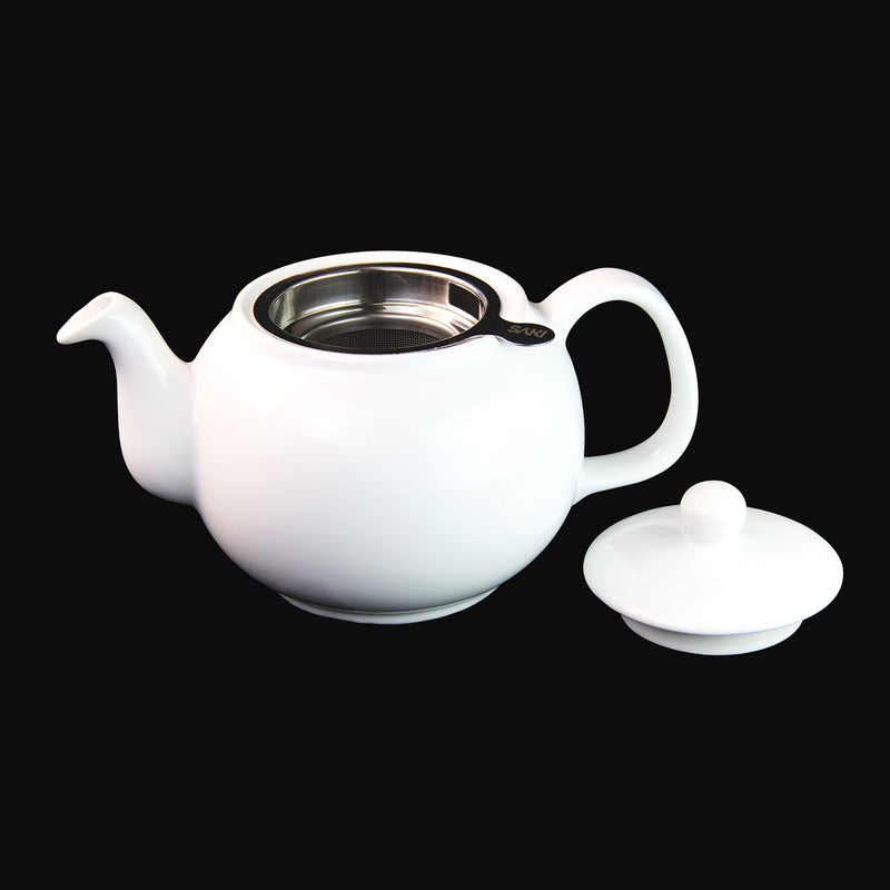 SAKI - Porcelain Teapot - White