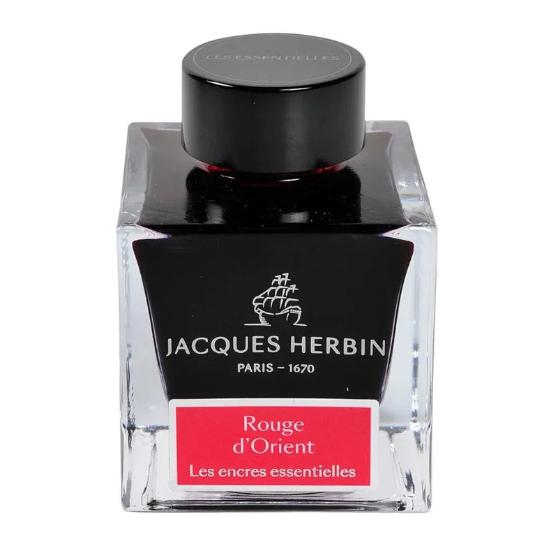 Jacques Herbin Essential Oriental Red writing ink – 50 mL bottle