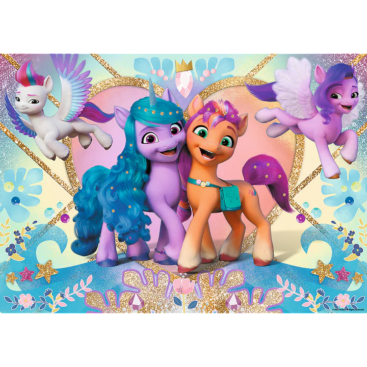 Trefl - 100 Piece Jigsaw Puzzle - My Little Pony Shiny - Ponies Glitter Ponies