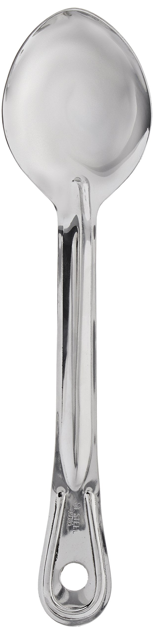 Browne - Conventional Serving Spoon - Solid - 11" / 27.9 cm - 1.5 mm Thickness - Stainless Steel - Mirror Finish