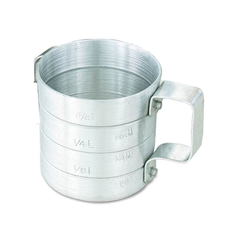 Browne - Dry Measure - 0.5QT / 0.5 L - 4.3x3.9" / 10.9x9.9 cm - Aluminum