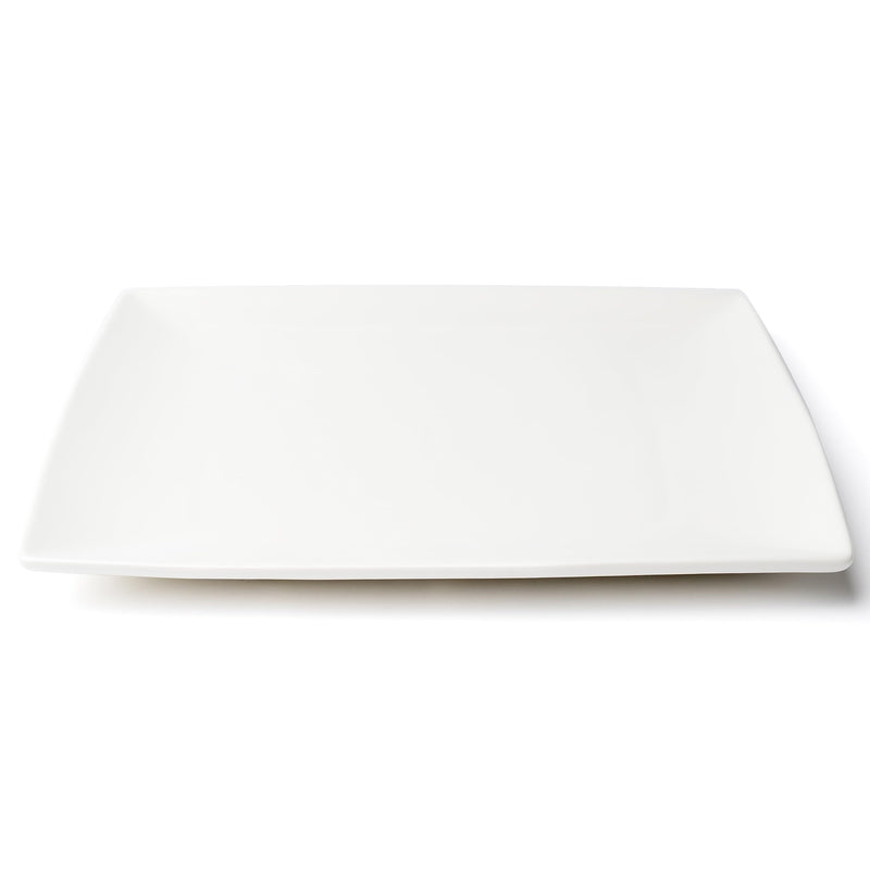 Browne - Foundation Coupe Plate Square - 26.2 cm / 10.25" - Porcelain