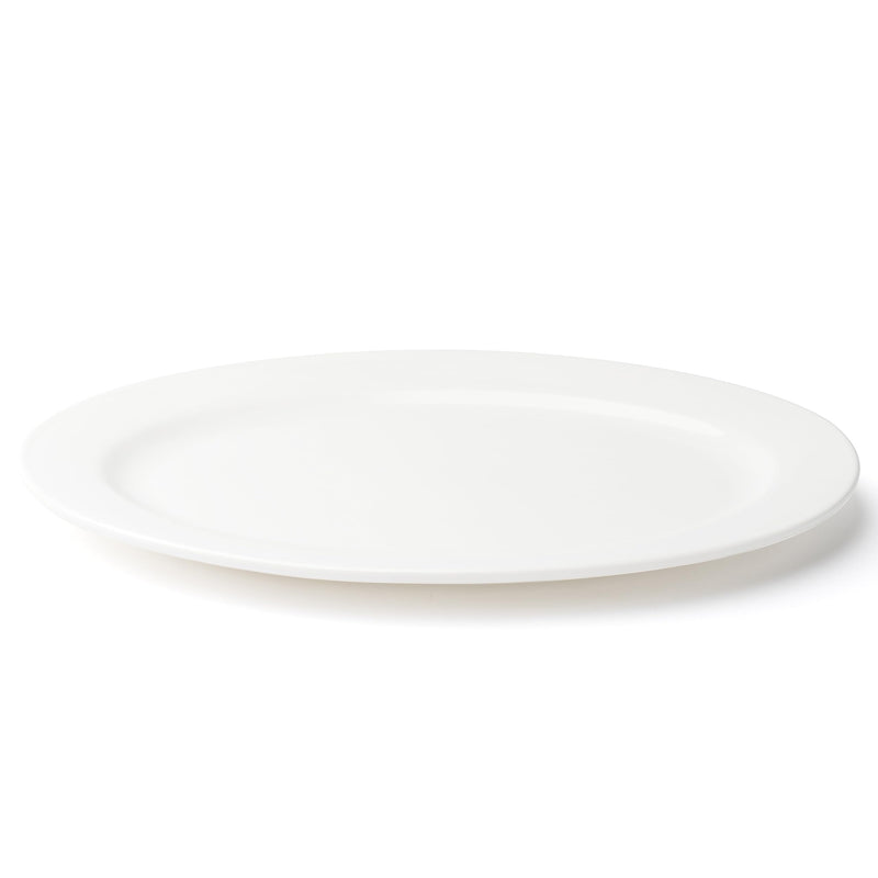 Browne - Foundation Wide Rim Plate - Oval - 30.1x21.6 cm / 11.75x8.5" - Porcelain