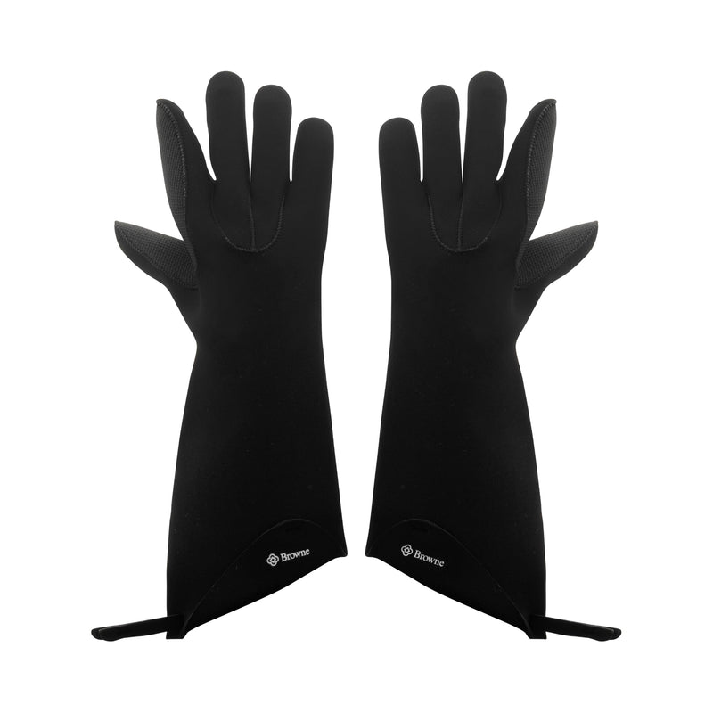 Browne - Kitchen Grips 5 Finger Glove - 15" / 38.1 cm - Flxaprene Black