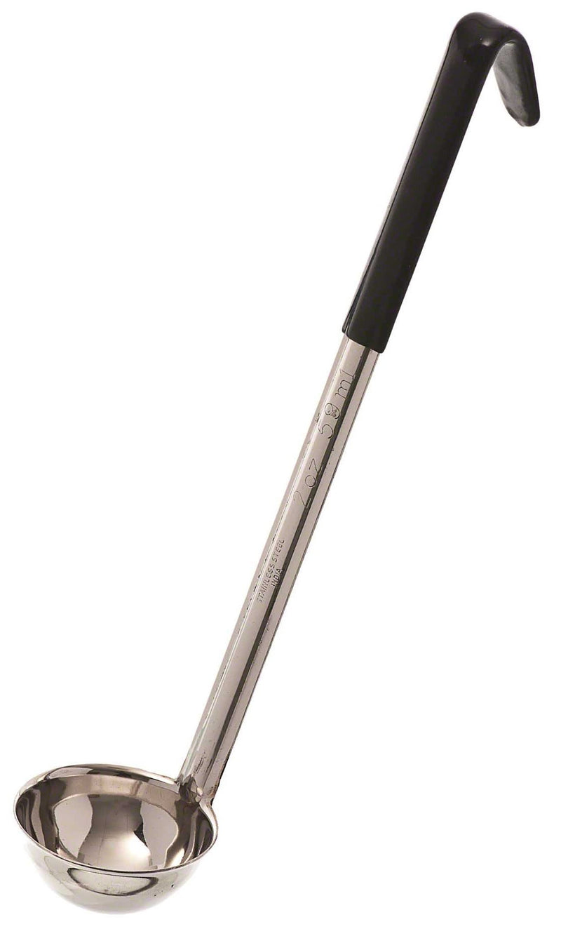 Browne - Ladle, 1pc, Black Handle, 2oz/59ml, 10.8"/27.62cm