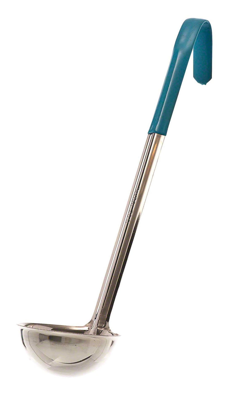 Browne - Ladle, 1pc, Teal Handle, 6oz/177ml, 13"/33cm