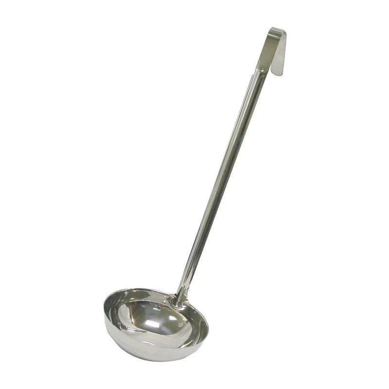 Browne - Optima One-Piece Ladle - 24 oz / 710 mL - 16" / 40.6 cm - Stainless Steel - Mirror Finish
