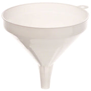 Browne - Polyethylene Funnel - 16 oz / 473 mL - 5.3" / 13.5 cm - Plastic - White