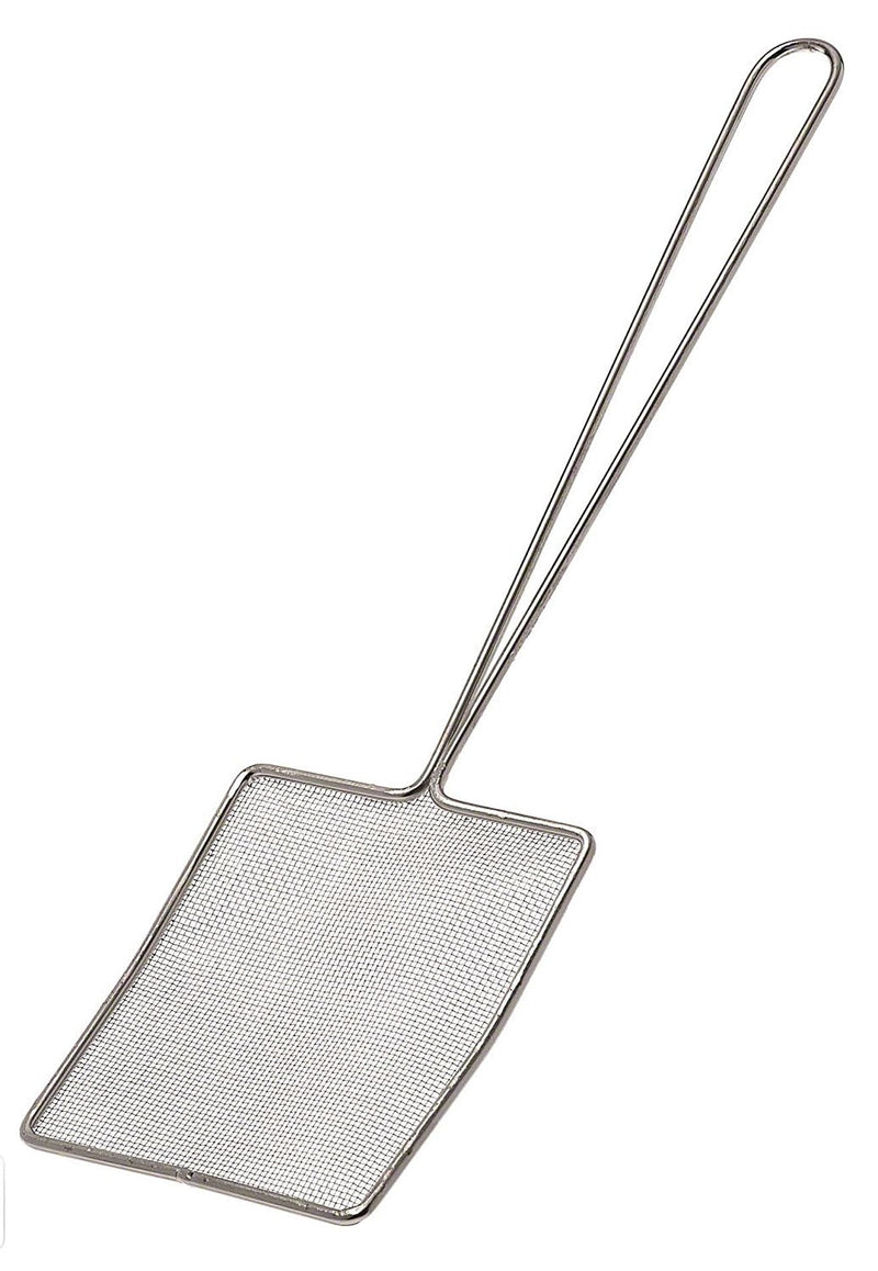 Browne - Skimmer - Fine Mesh - Square - 5.25"X 6" / 13.3X 15.2 cm - Nickel Plated