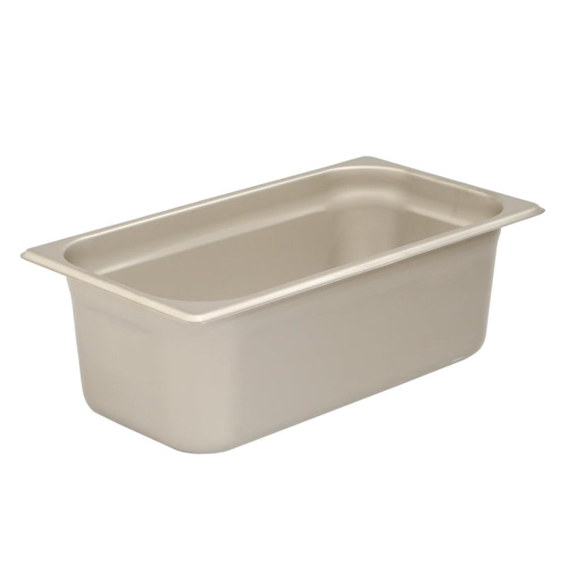 Browne - Steam Pan - Anti - Jam - 1 / 3 Size - 6" / 15.2 cm - 6.4QT / 6 L - Stainless Steel - 24 Gauge