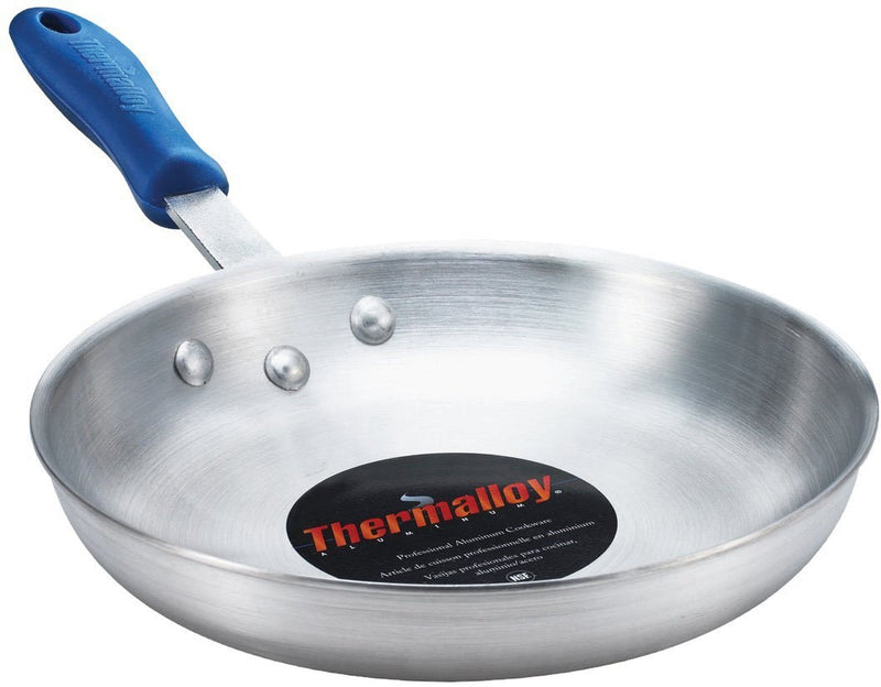 Thermalloy - Fry Pan - with Thermogrip Silicone Sleeve - 7x1.3" / 17.8x3.3 cm - Aluminum
