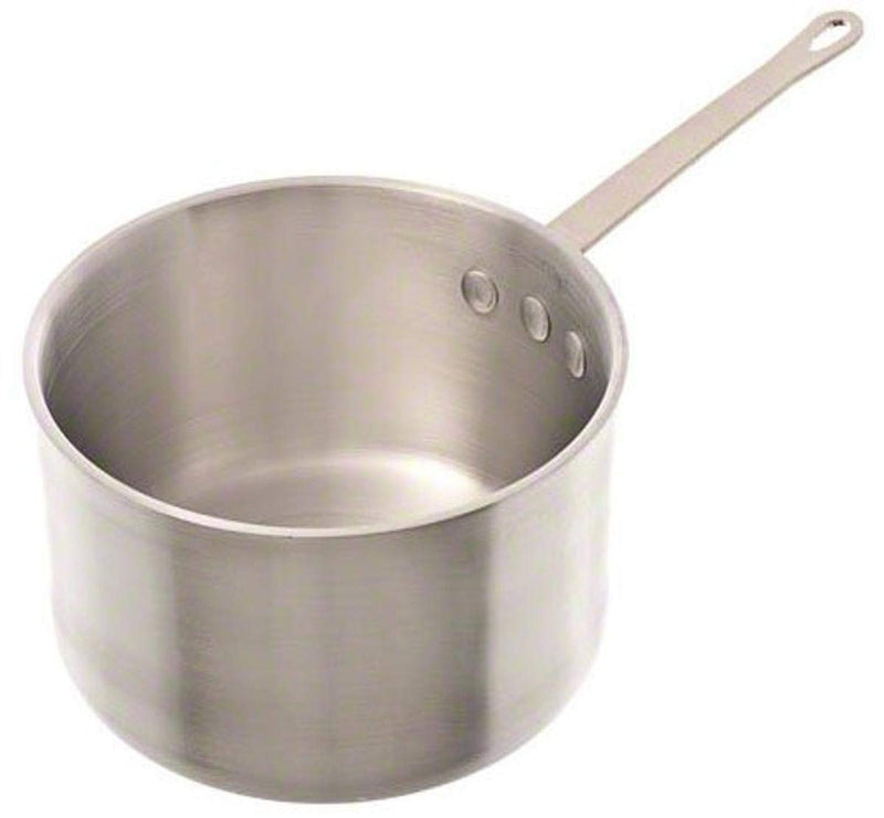 Thermalloy - Sauce Pan - with Helper Handle - 11QT / 10.4 L - 11x6.8" / 28x17.3 cm - HW - Straight Side - Alum. NSF