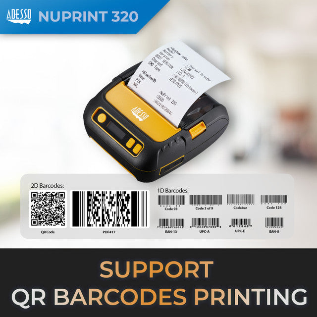 Adesso - Bluetooth Thermal Receipt Printer (3")(80mm)