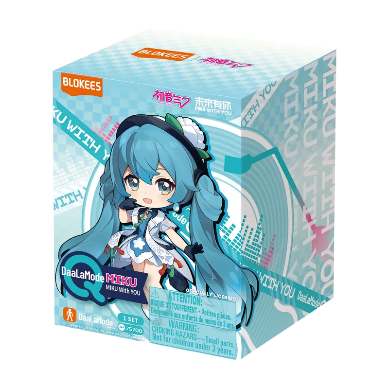 BLOKEES - Blokees Hatsune Miku DaaLaMode Série Q - MIKU AVEC TOI