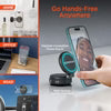 HyperGear - Car Mount Mag Vac Magnetic with Multi-Surface Suction - Black