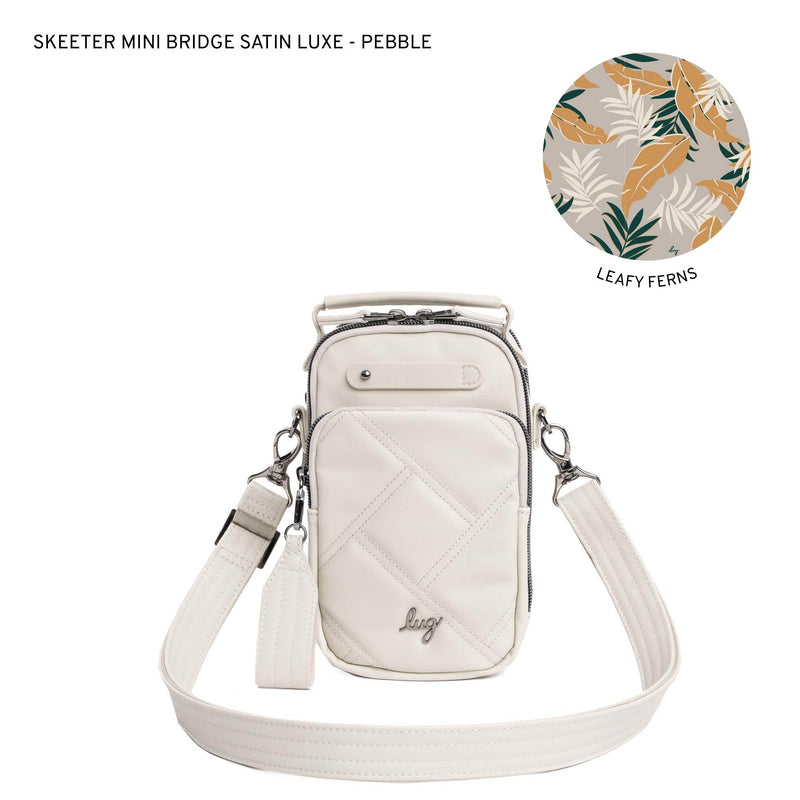 LUG - Skeeter Mini Bridge Satin Luxe VL Convertible Crossbody Bag