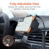 HyperGear - Car Mount Universal Cup Holder EZ Grip with 15W Wireless Fast Charging - Black