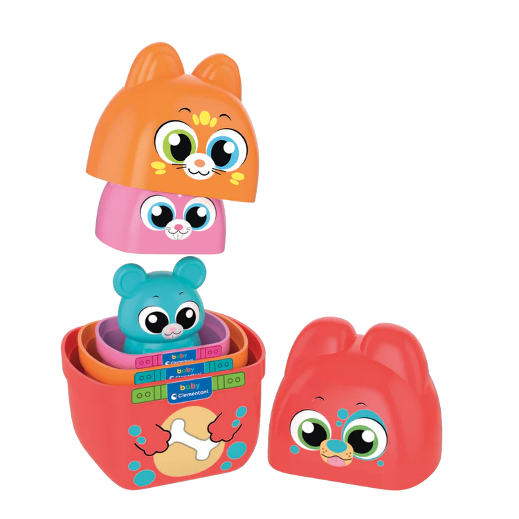 Clementoni - Animal Matryoshka Stacking and Matching