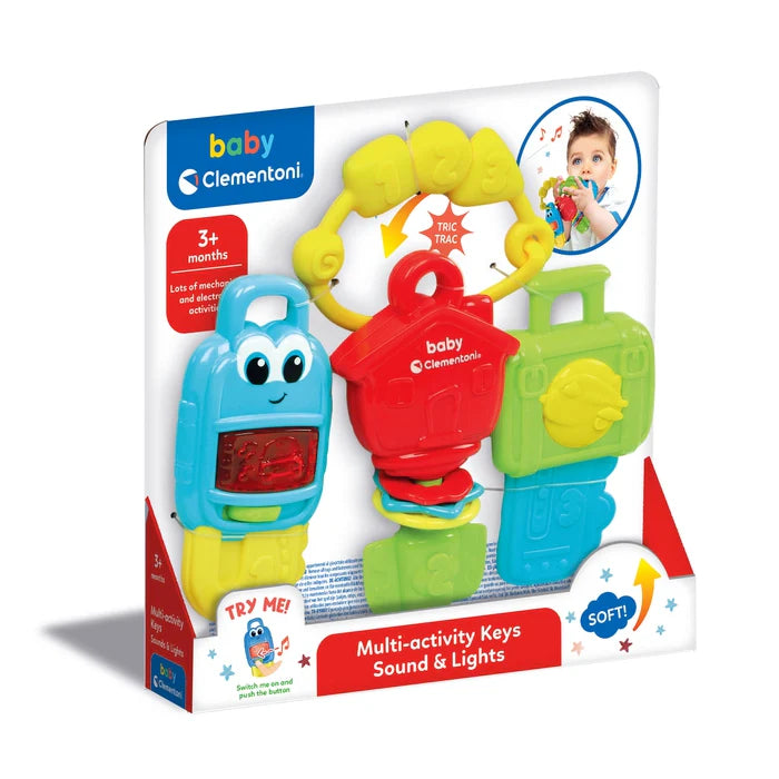Clementoni - Sound & Lights - Multi - Activity Keys