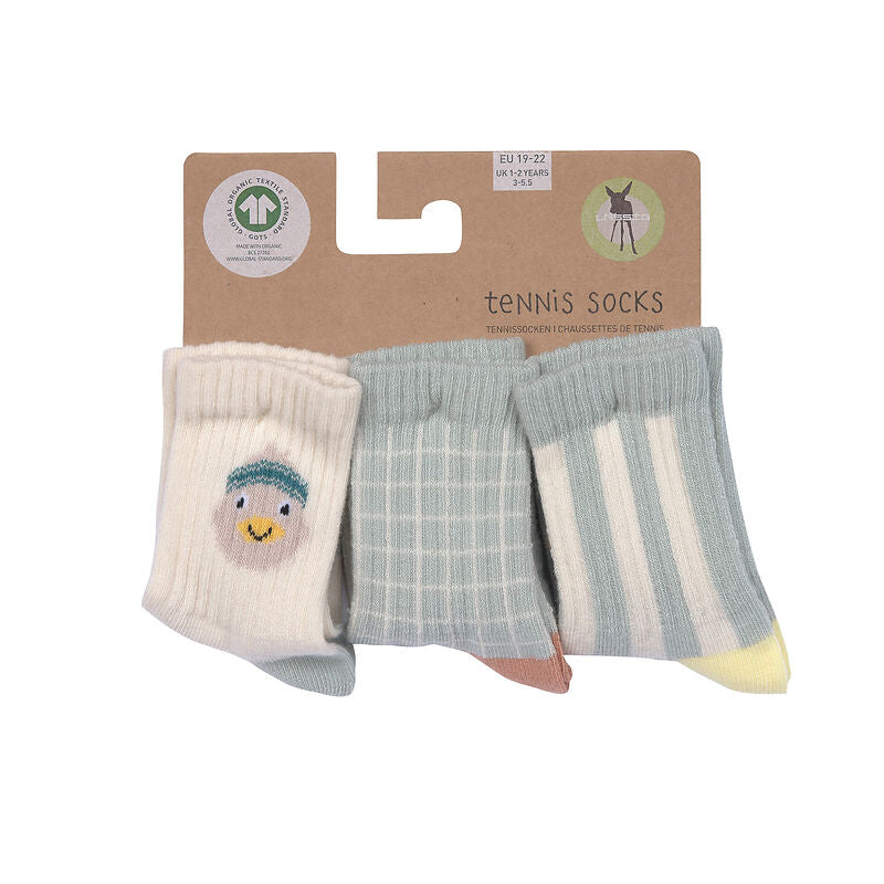 Lassig - Tennis Socks (3-Pack) GOTS