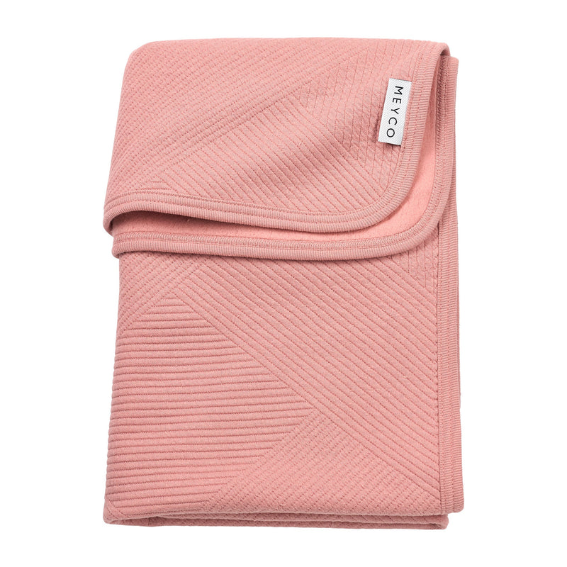 Meyco Baby - Blanket Pure Flannel Rose - Prepack of 3- (75 x 100 cm)