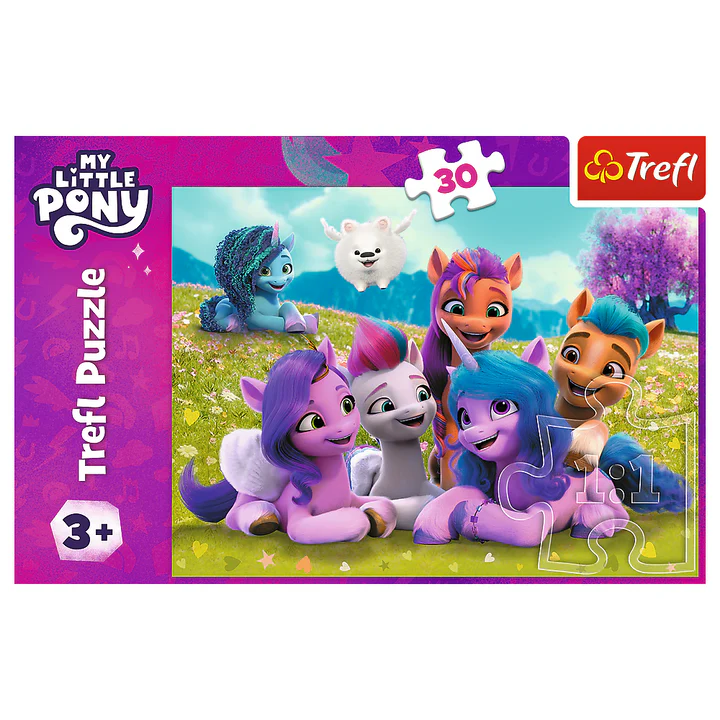 Trefl - 30 Piece Jigsaw Puzzle - My Little Pony - Friendly Ponies