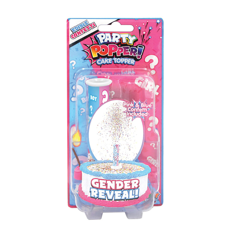 Just Funky - Cake Topper Party Popper - Gender Reveal