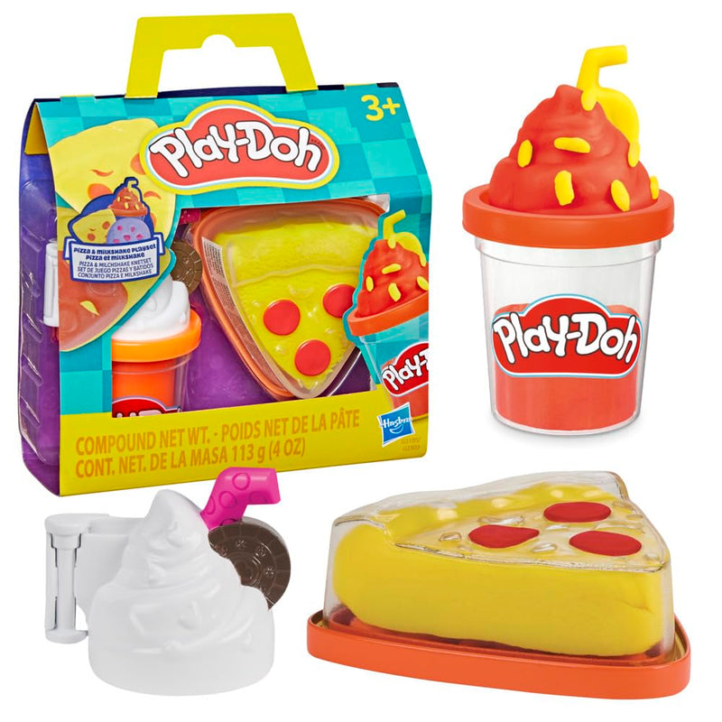PLAY-DOH - PIZZA and MILKSHAKE PLAYSET