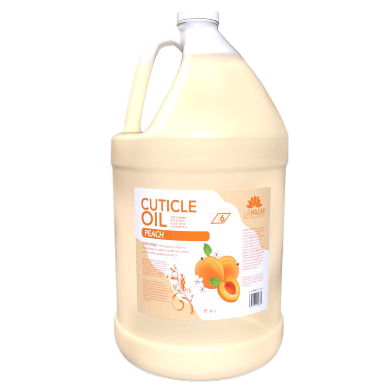 LaPalm - Cuticle Oil Peach 1 Gal