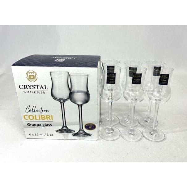 Bohemia - Gastro / Colibri Grappa Stemmed Glass  (Set of 6)