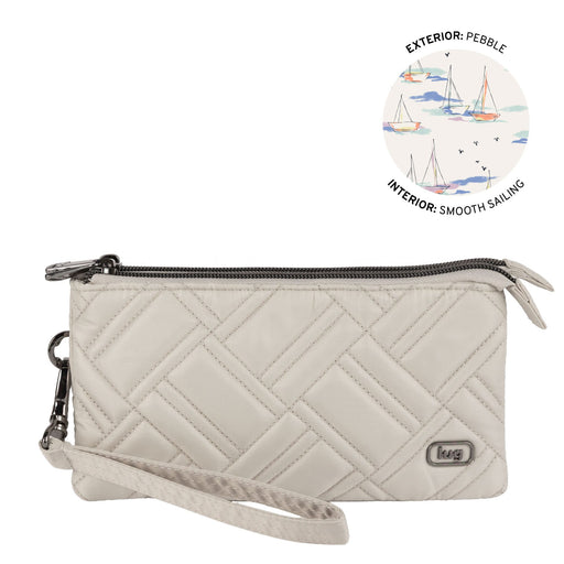 X-LUG - Frolic RFID Wristlet - PEBBLE